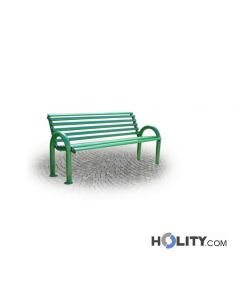 Sitzbank für öffentliche Bereiche als Stadtmobiliar 150 cm h28775