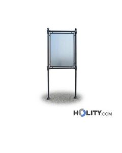 Werbe-/Infotafel als Stadtmobiliar aus Metall h287_170