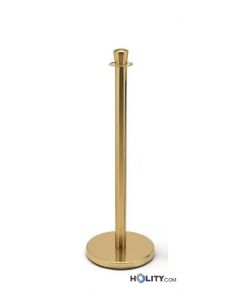 Goldfarbene-Edelstahl-Absperrsäule-h31138