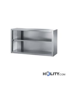 Offener-Edelstahl-Hängeschrank-h31419