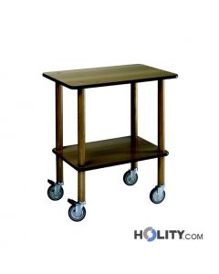Gueridonwagen für Speisesaal aus massivem Holz h314_48
