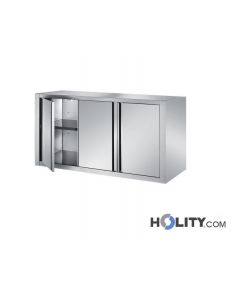 Edelstahl-Hängeschrank-mit-3-Türen-h314-81