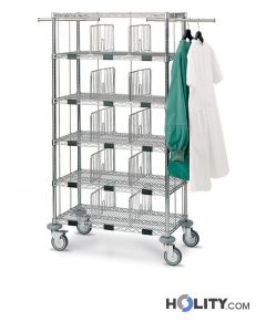 Wagen für die Wäscheverteilung im Krankenhaus h31518