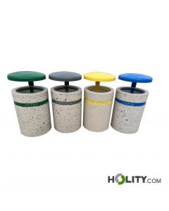 Set-von-4-Betonbehältern-mit-Dach-für-die-Abfallsammlung-h319_109