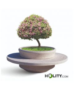 Pflanzgefäß-mit-Betonbank-h319_75