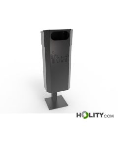 Verzinkter-Stahlbehälter-für-Hundekot-h33203