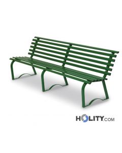 Sitzbank für öffentliche Plätze - Stadtmobiliar, 200 cm lang h35026