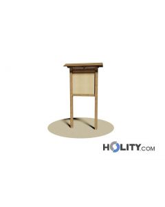 Werbe-/Infotafel aus Holz für Waldwege, Bergpfade h350_174