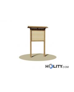 Werbe-/Infotafel aus Holz für Waldwege, Bergpfade h350_175