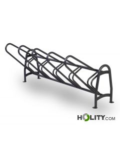 Fahrradständer mit 5 Plätzen als Stadtmobiliar h350_206