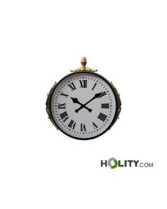 Einseitige-Straßenuhr-mit-Verzierung-h35203