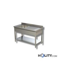Edelstahlspüle-mit-1-Becken-und-Abtropffläche-h35712