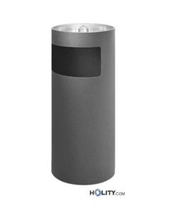 Abfallbehälter-mit-Aschenbecher-für-den-Außenbereich-h41359