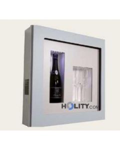 Design Wandkühlschrank für Champagner h4150