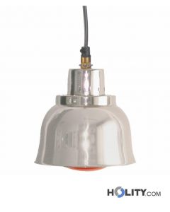 Professionelle Wärmelampe für Speisen h43128 - Aluminium