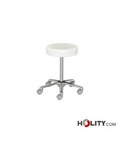 Hocker für Arztpraxis aus Stahl h448_82