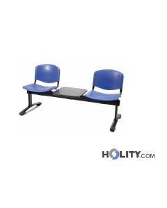 2-er Sitzbank mit Tisch für Wartezimmer h44915