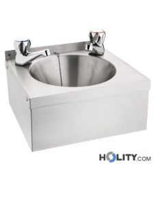 Kleines Waschbecken aus Edelstahl h464_150