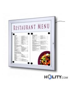 Menütafel für den Aussenbereich mit LED h468_05