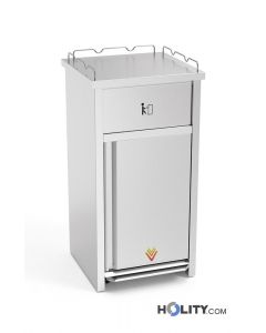 Abfallbehälter, Tablettmülleimer für Self Service h509_12