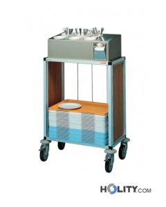 Besteck- und Tablett-Ausgabewagen h519_15