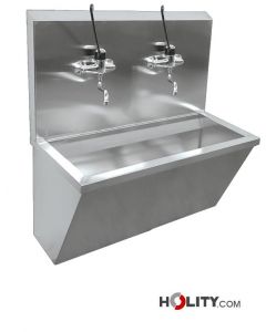 OP-Waschbecken mit Klinikhebel h601_08