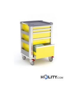 Wagen für Patientenakten/Visitenwagen h619_16