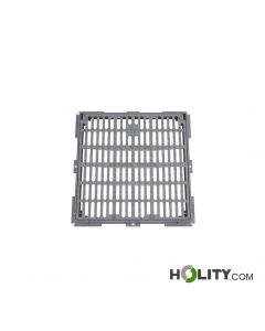 Gullydeckel mit quadratischem Rahmen h638_31