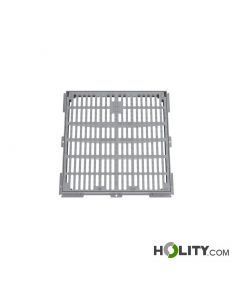 Gullydeckel mit quadratischem Rahmen h638_34