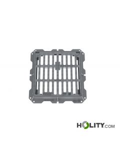 Ebener Gullydeckel aus Gusseisen h638_37