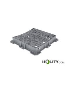 Konkaver Gullydeckel für Straßen h638_41