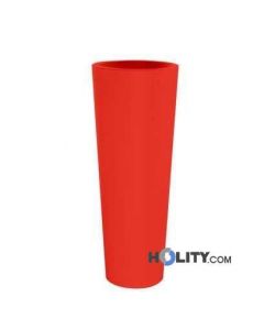 Hohe Vase aus Polyethylen h6433 orange