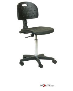 Medizinischer-Hocker-mit-Polyurethan-Rückenlehne-und-ABS-Fuß-h666_37