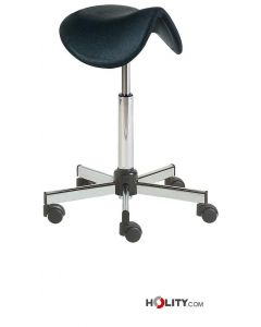 Medizinischer-Hocker-Sattelsitz-und-Chromfuß-h666_44