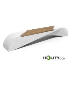 Sitzbank-ohne-Rückenlehne-aus-Beton-und-Holz-h677_34