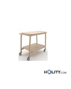 Gueridon-Servierwagen-aus-Holz-mit-2-Ablagen-h684_55