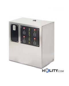 Münzautomat-für-4-Duschen-mit-Münzen-oder-Jetons,-Magnetventilen-und-Timer-h8332