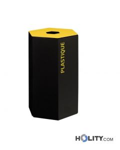 Mülleimer aus Metall, 50 Liter h8630