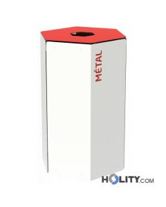Mülleimer zur Abfalltrennung, 50 Liter h8660