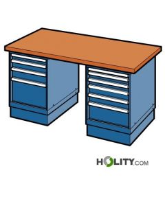 Arbeitstisch-L.-200-cm-2-Schubladen-mit-Sockeln-h870_16