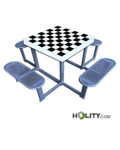 Schachspieltisch-und-4-Sitzbänke-aus-verzinktem-Stahl-h939_33