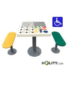 Multispieltisch-Set-mit-2-unabhängigen-Sitzbänken-h939_39