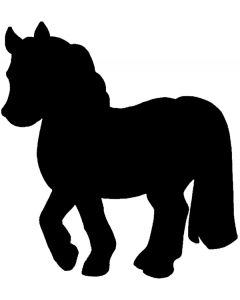 Selbstklebende-Tafel-in-Form-eines-Pferdes-h14845