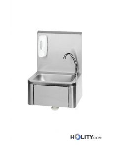 Handwaschbecken mit Wandschutz h21528