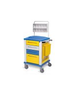 Behandlungswagen aus Edelstahl h1351
