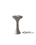 Aschenbecher mit Gitter aus Edelstahl h26512