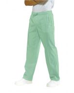 pantalone con elastico in cotone verdino
