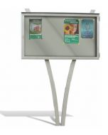 Werbe-/Infotafel als Stadtmobiliar aus Metall h140214