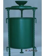 Abfallbehälter-mit-Aschenbecher-h168118