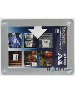Informationsdisplay mit Saugnäpfen h14806